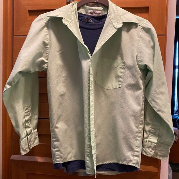 Boys Van Heusen Button-Down Dress Shirt & Polo T - Picture 1 of 8